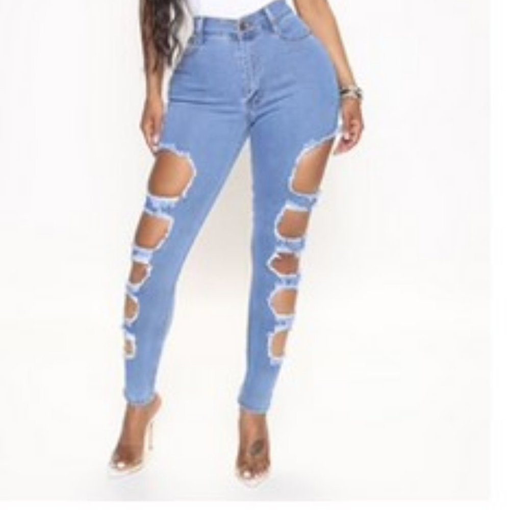 NWT Fashion nova "Around the block" jeans